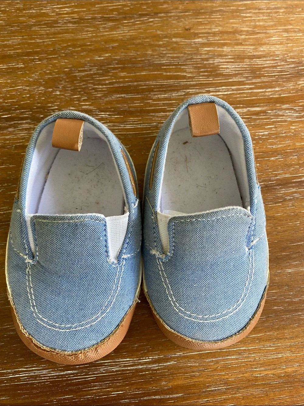 Kids 6-9 Months Slip-On Canvas Shoes - Blue